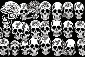 Skull, biker
Old school tattoo tattoo idea