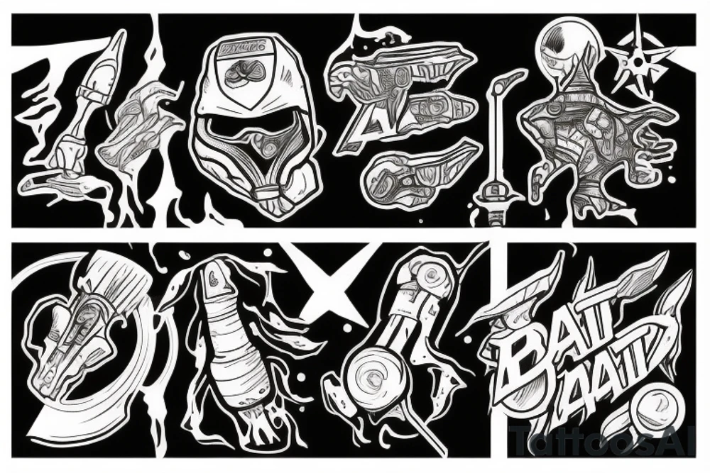 battle on mars tattoo idea