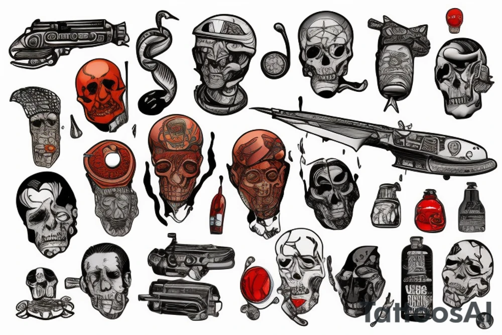 war on mars tattoo idea
