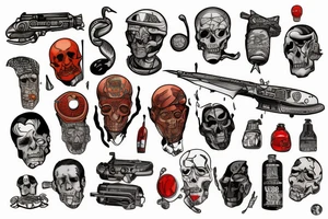 war on mars tattoo idea