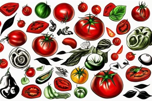 Tomato tattoo idea