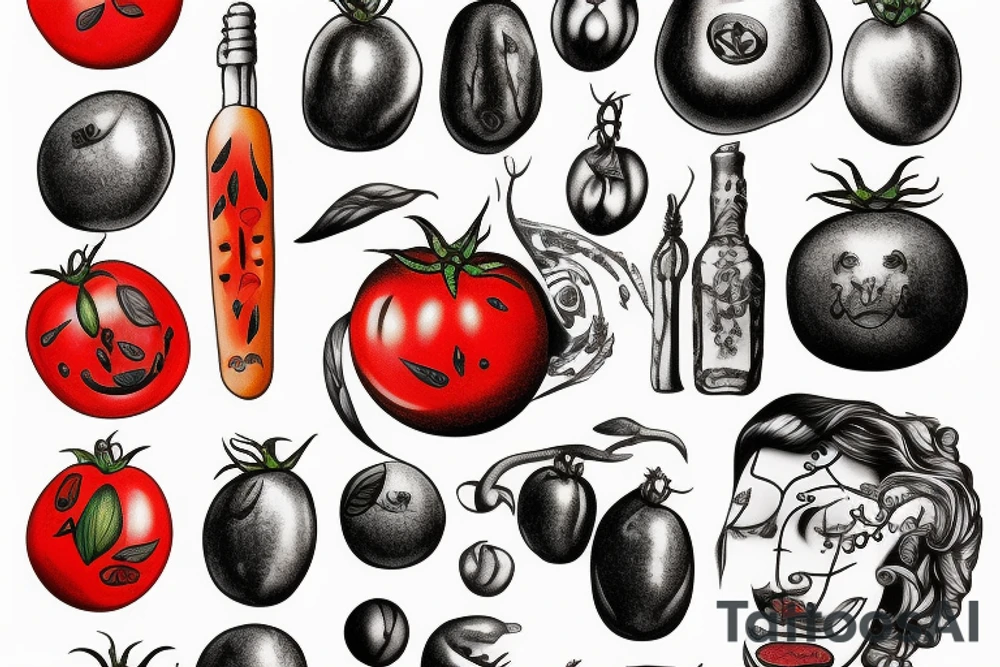 Tomato tattoo idea