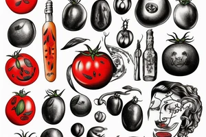 Tomato tattoo idea