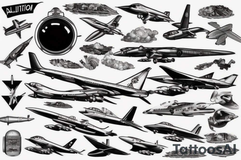 Aviation tattoo idea