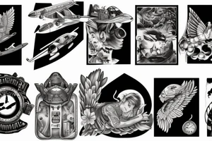 Airplane tattoo idea