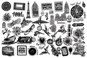 Travel tattoo idea