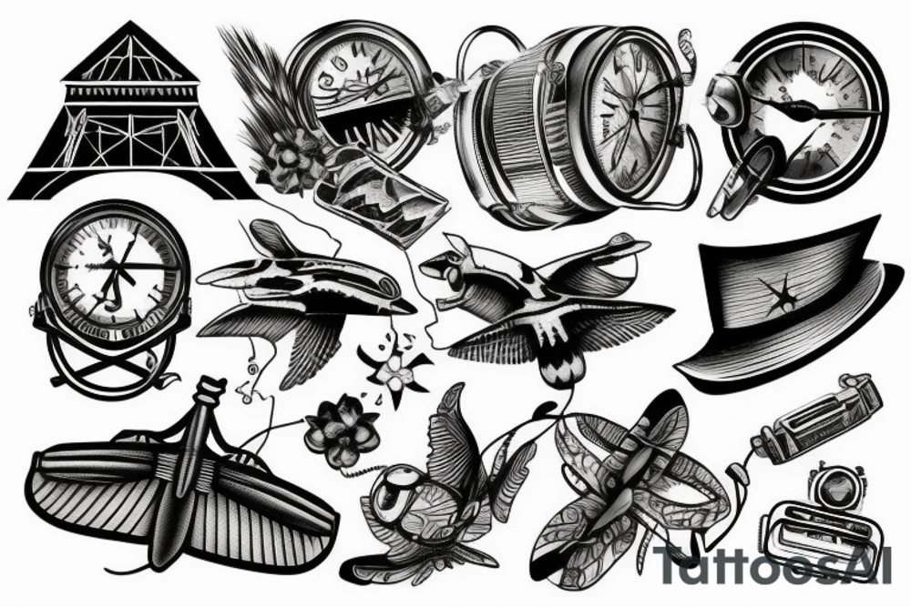Travel tattoo idea