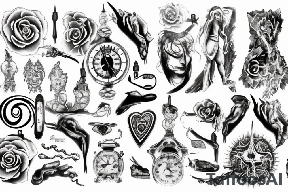 god time body life tattoo idea