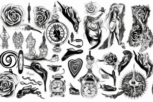 god time body life tattoo idea