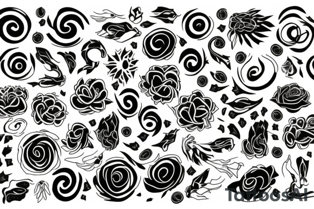 soul in body stretched tattoo idea