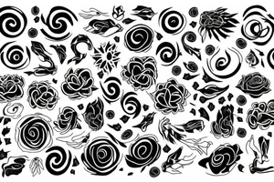 soul in body stretched tattoo idea