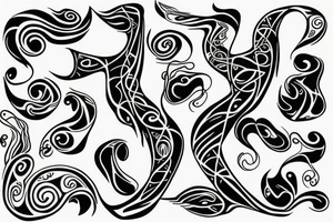 soul in body stretched tattoo idea