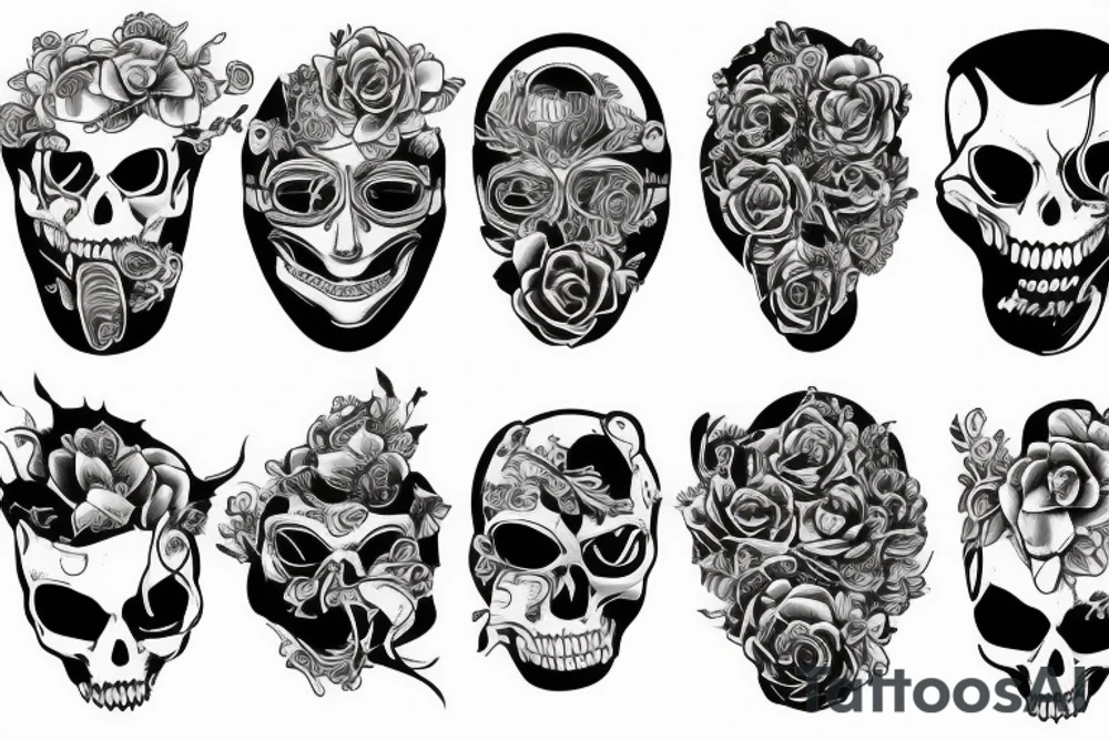 car driving tattoo idea