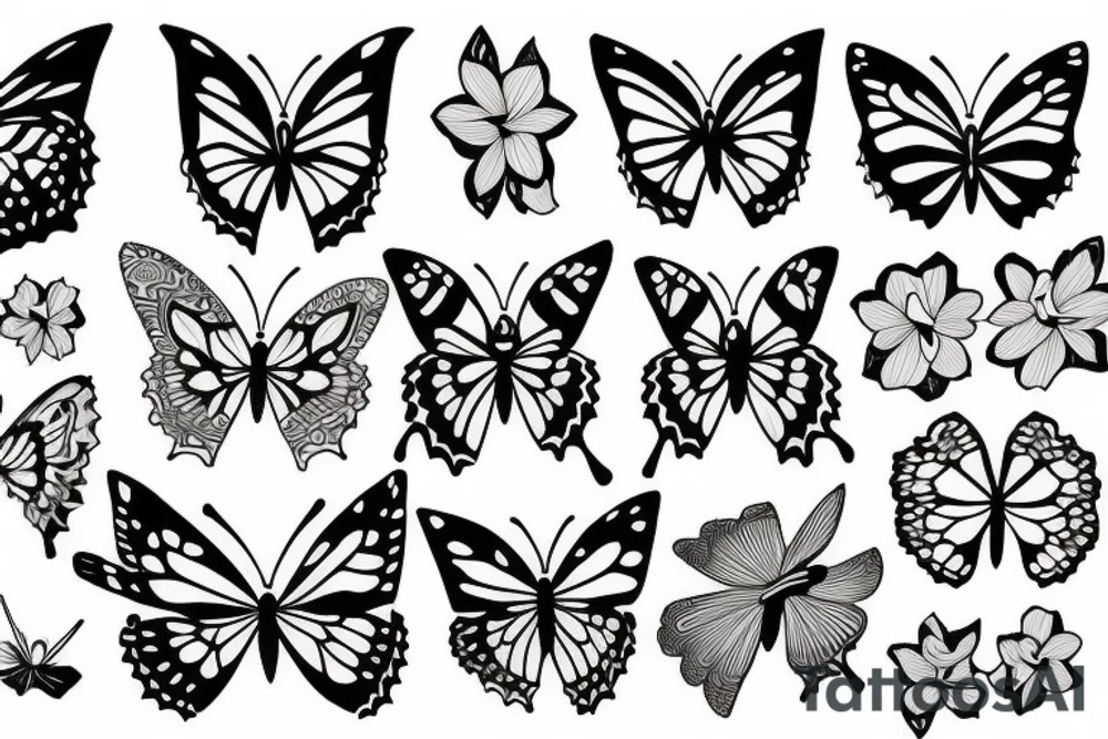 Butterfly tattoo idea