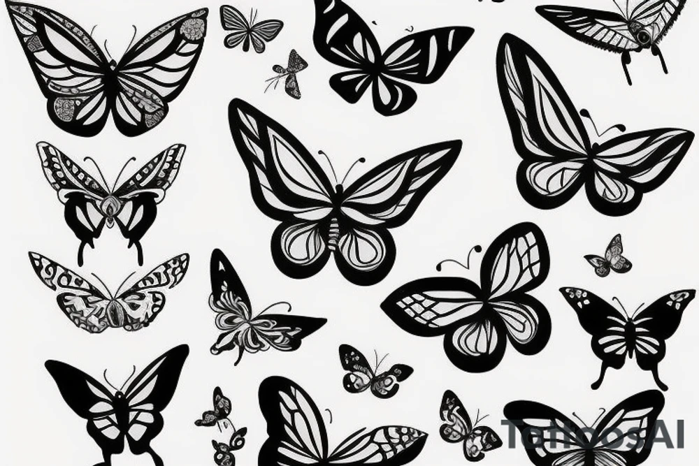 Butterfly tattoo idea