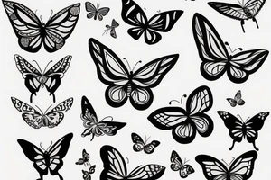 Butterfly tattoo idea