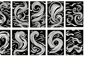 Ocean Waves tattoo idea