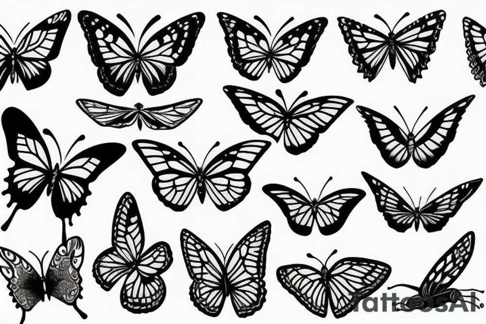 Butterfly tattoo idea