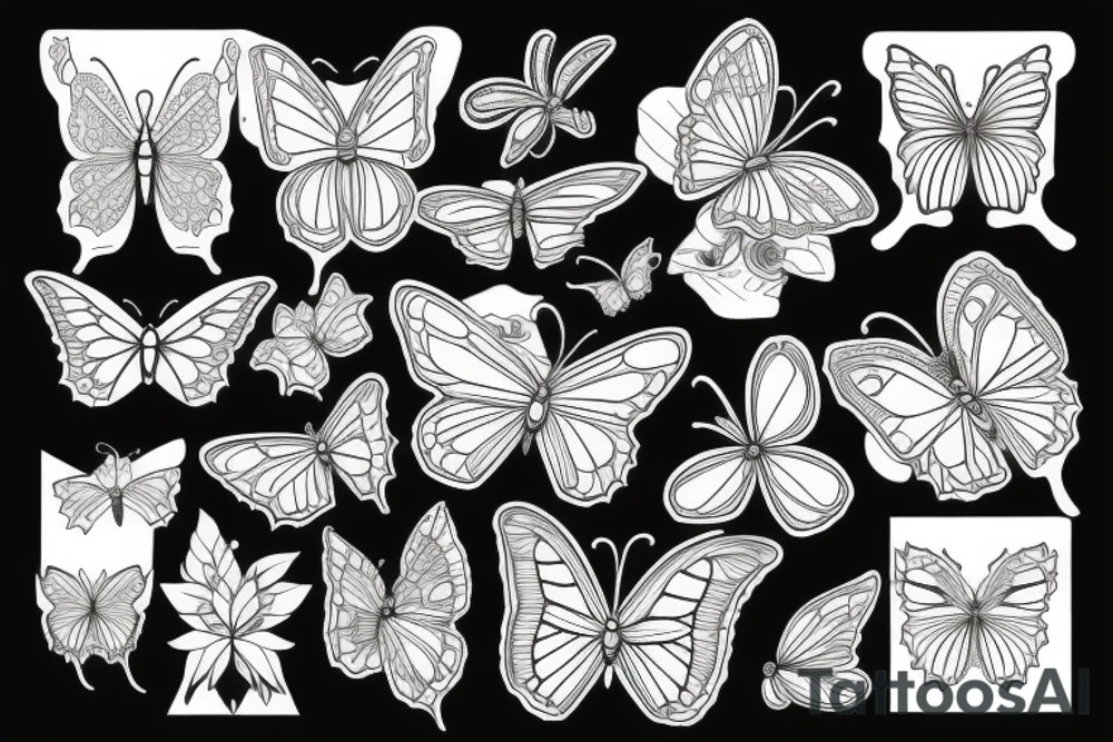 Butterfly tattoo idea
