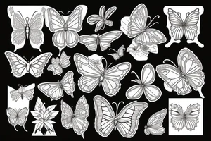 Butterfly tattoo idea