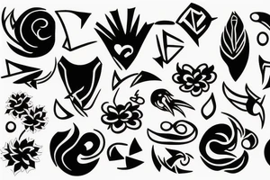 Small and simple shape tattoo idea