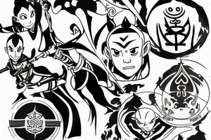 avatar last airbender tattoo idea