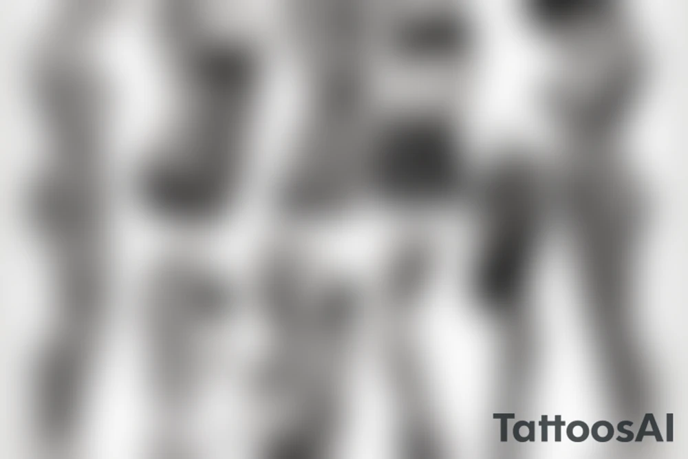 Girl with perfect body tattoo idea