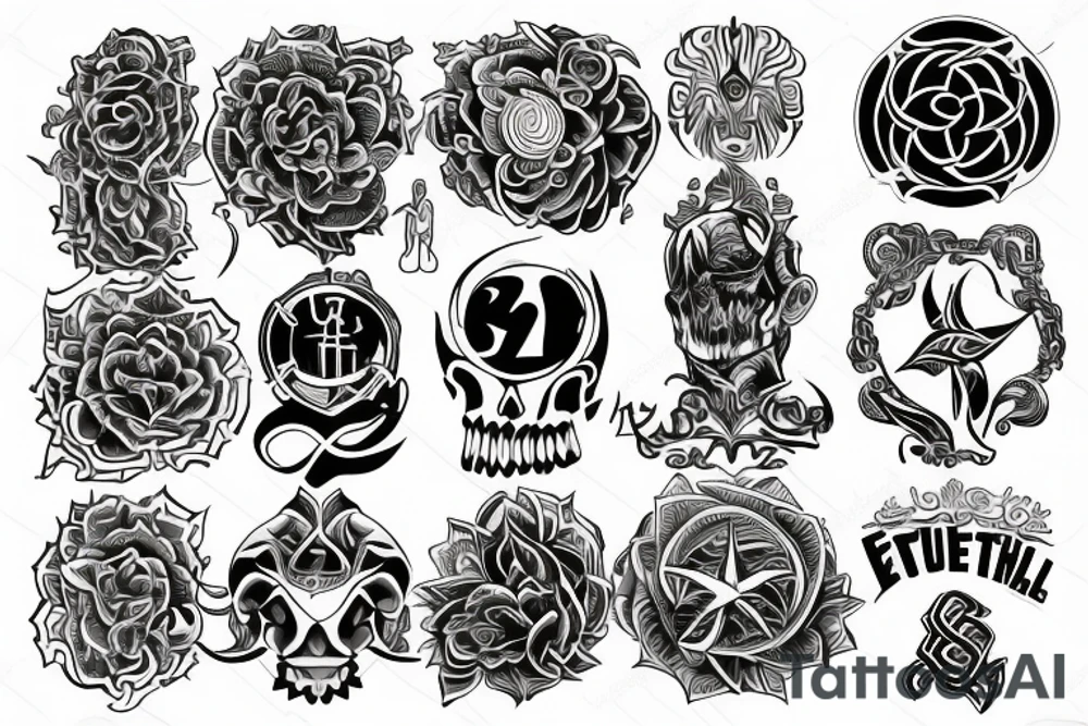 Symbol of power and health tattoo idea