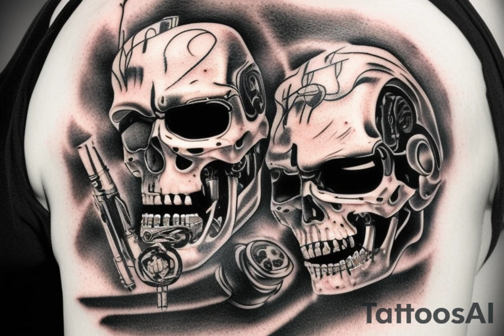 Terminator in arctic tattoo idea