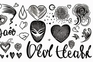 Love over fear tattoo idea