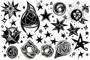 Stars tattoo idea