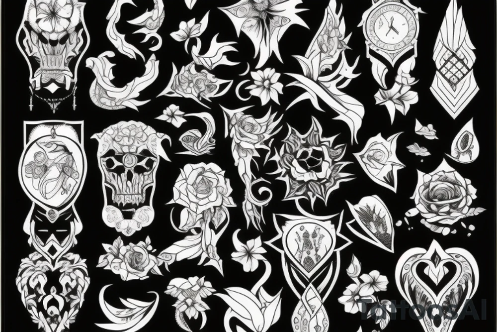 Звёзды tattoo idea