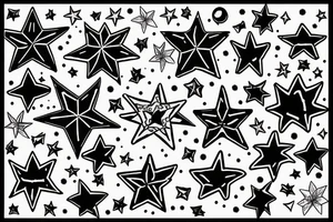Stars tattoo idea