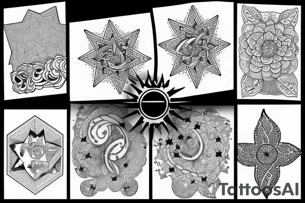 Stars tattoo idea