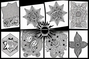Stars tattoo idea