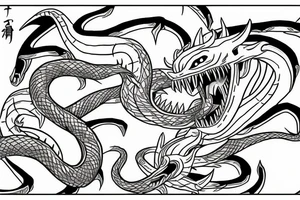 shenron roar tattoo idea