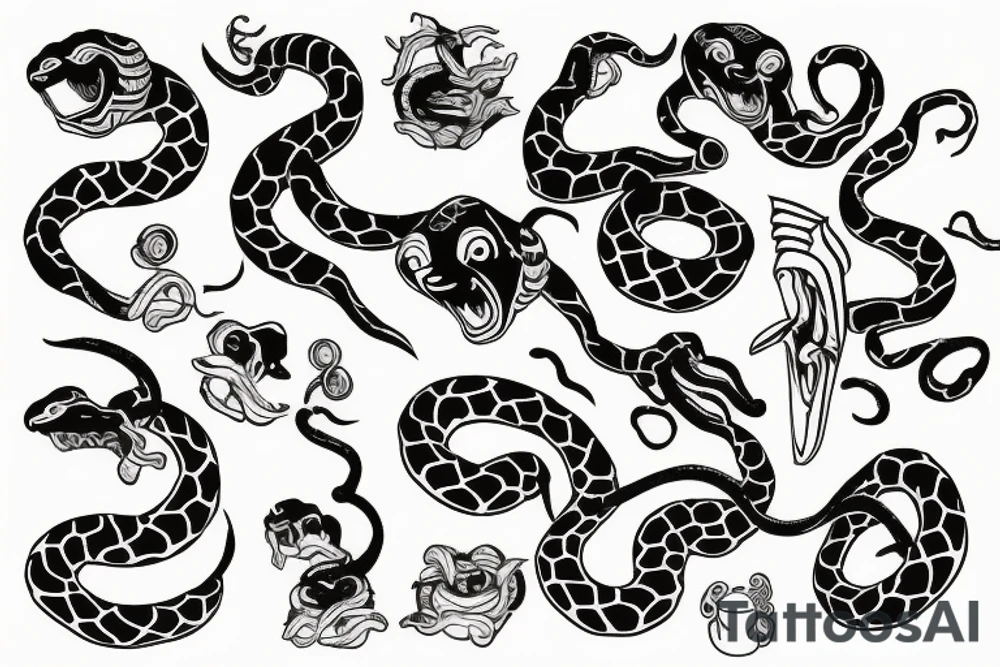 Snake tattoo idea