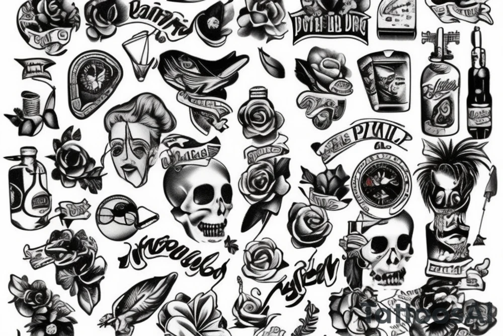 Pin up tattoo idea