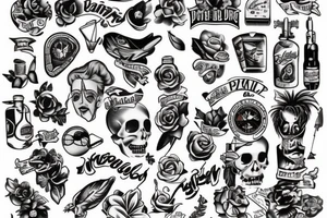 Pin up tattoo idea