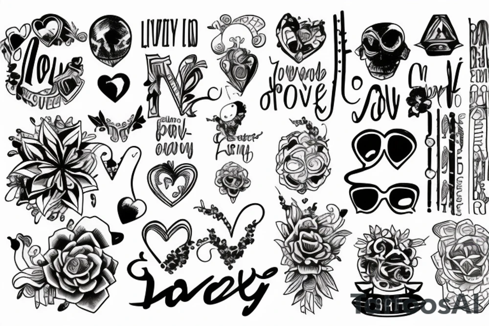 When I love I get crazy tattoo idea