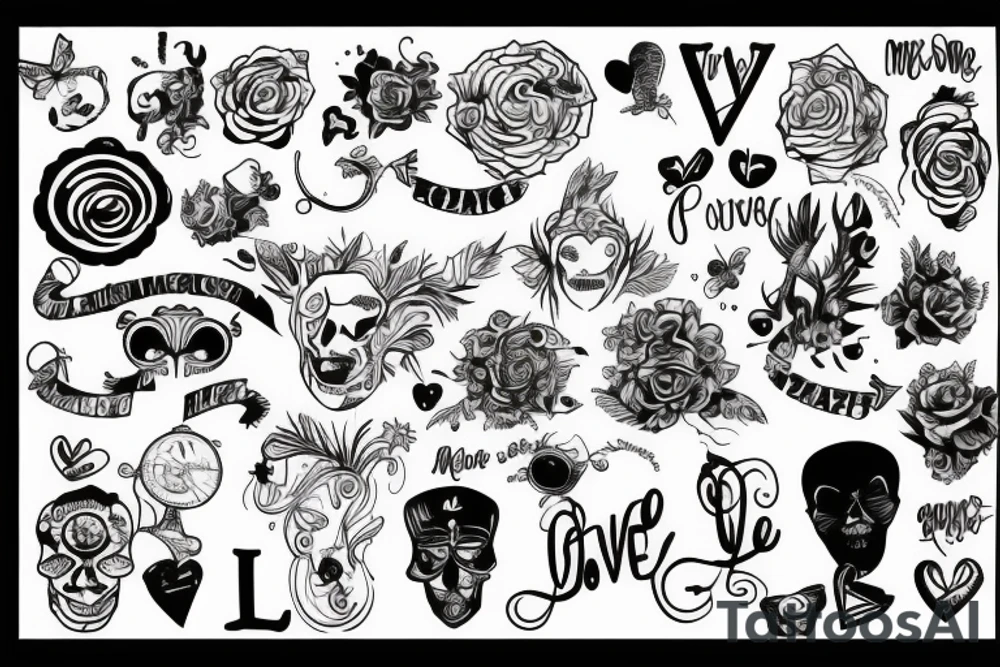 When I love I get crazy tattoo idea