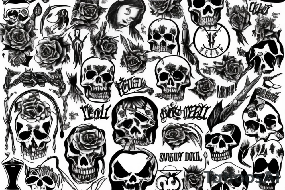 I'd rot in hell with you tattoo idea