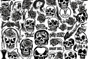 I'd rot in hell with you tattoo idea