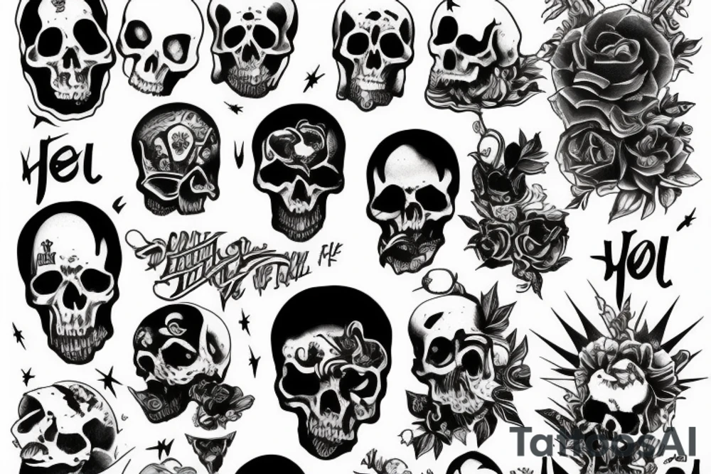 I'd rot in hell with you tattoo idea