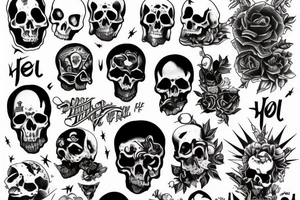 I'd rot in hell with you tattoo idea