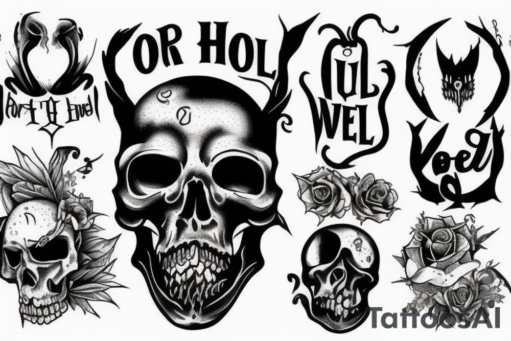 I'd rot in hell with you tattoo idea