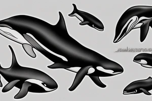 Killer whale tattoo idea