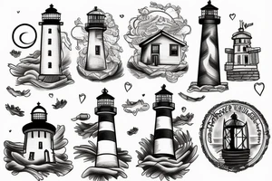 Lighthouse tattoo idea
