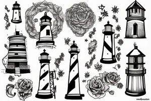 Lighthouse tattoo idea
