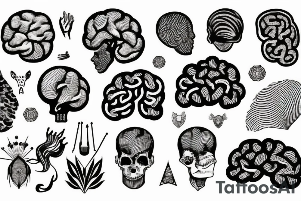 Brain tattoo idea